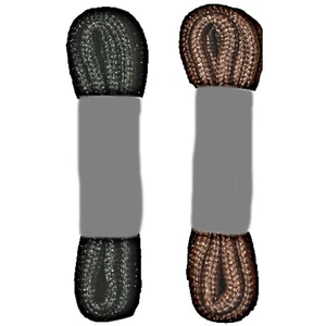 Strong Long LastingThick Cord Shoe Laces Boot Laces Shoelaces 220cm long UK Made - Picture 1 of 6