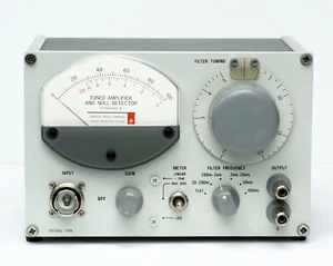 GR General Radio 1232A Tuned Amplifier Null Detector 1232-A, with BNC adapter - Picture 1 of 9