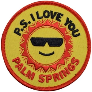 Palm Springs Patch - California Sun, P.S. I Love You 3" (Iron on) - Picture 1 of 1