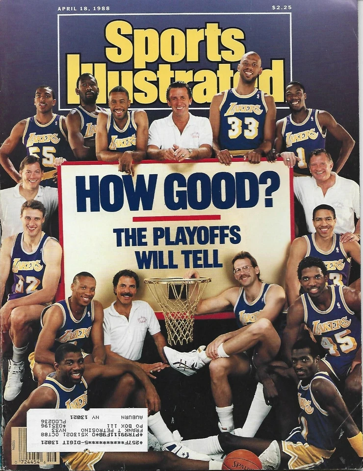 ABRIL 1988 DEPORTES ILUSTRADOS LAKERS MAGIA KAREEM RILEY REDS PETE ROSE BERNSTEIN Foto 1 de 1