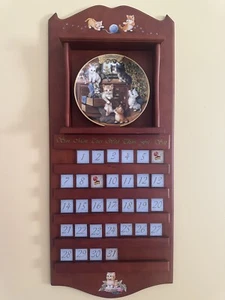 BRADFORD EXCHANGE TIMELESS TAILS PURR-PETUAL CALENDAR - Picture 1 of 6