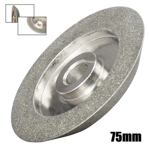 Disco abrasivo de rueda de molienda de diamante de 3" 45 grados para afiladores cortadores de carburo - Imagen 1 de 10