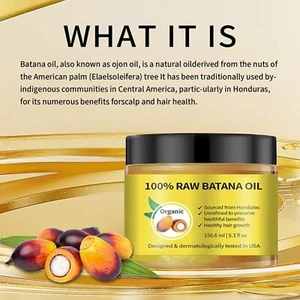 Raw Batana Oil For Hair Growth | 156g | 100% Batana Oil From Honduras - Picture 1 of 14