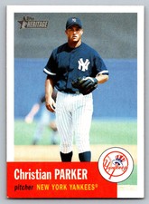2002 Topps Heritage Shortprint Christian Parker 424