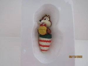 DISNEY GROLIER CHIP ADORNO DE NAVIDAD EN MUY BUEN ESTADO - Imagen 1 de 1