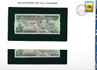 Banknotes of All Nations Ethiopia 1976 1 Birr P-30b UNC Kidan 2 Consecutive