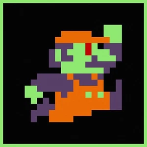 Zombie Super Mario Bros. Nintendo Pop Art Signed Ltd. Ed. Print by John Lathrop - Picture 1 of 6