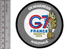 France Gendarmerie Nationale GIGN G-7 Biarritz 2019 Unite De Protection Patch - Picture 1 of 1