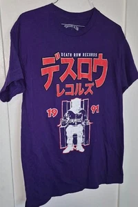 Death Row Records LOGO in Japanese T Shirt S Small - Picture 1 of 2