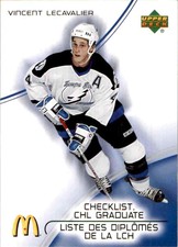 2005-06 Mcdonald's Upper Deck CHL Graduates Vincent Lecavalier #CG4