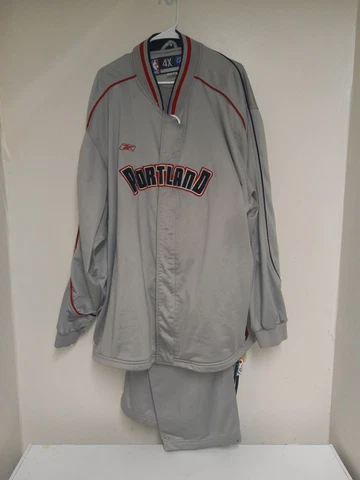 Vintage 2000s Portland Trail Blazers Warmup Jacket and tear away pants  sz  4XL Cover