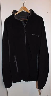 Veste Fleece Noire Femme 2XL Plus Free Country Athlétique Automne Zippée NWT - Photo 1/2