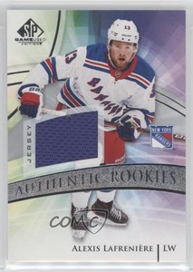 2020-21 SP Game Used Authentic Rookies Silver Jersey Alexis Lafreniere Rookie RC