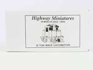 HO Scale Jordan Highway Miniatures Kit #302 Mack Locomotive - Unpowered - Picture 1 of 6
