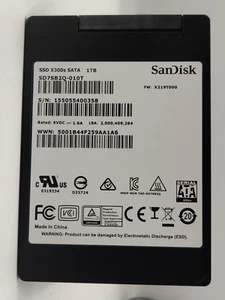 SanDisk SSD X300s SATA 1TB 2.5" SD7SB2Q-010T - Picture 1 of 1