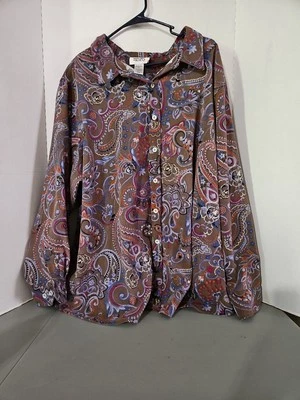 Flor multicolor Mainstreet azul talla 3X Foto 1 de 4