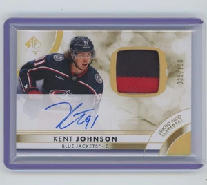 2023-24 SP Authentic Limited Material Kent Johnson Auto /100 #74 - Picture 1 of 2