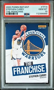 PSA 10 Stephen Curry 2024-25 Panini Instant IL FRANCHISE #TF-14 PR /234 - Foto 1 di 3