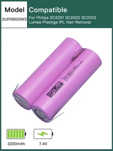 3200mah Battery For Philips Lumea IPL Hair Removal System SC2001 SC2002 SC2003 - Picture 1 of 5