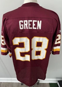 Washington Redskins Commanders Darrell grün Reebok NFL Football Herren Größe XL - Bild 1 von 4
