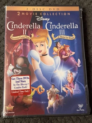 NEW - Disney Cinderella II & III: 2 Movie Collection DVD 2012 Sealed - Image 1 of 2