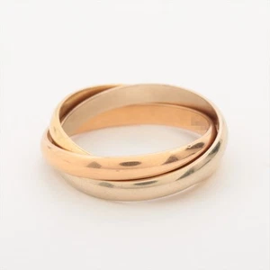 Cartier Trinity Ring 750(YG×PG×WG) 4.8g 50 - Picture 1 of 4