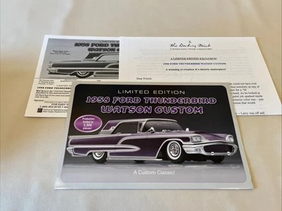 Ford Thunderbird Watson 1958 Danbury Como Nuevo Personalizado Raro Folleto Solo 1:24 Foto 1 de 4