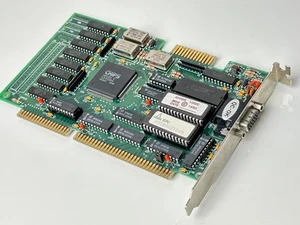 Jovian Logic RUBY 451 | 82C451 | VGA 16 BIT 256KB ISA VGA Graphics Card (1990) - Afbeelding 1 van 4