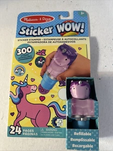 Adesivo Melissa & Doug WOW tampone attività e adesivo timbro viola unicon - Foto 1 di 2