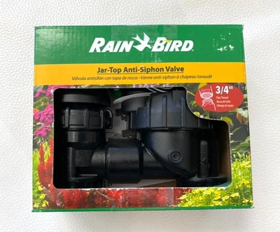 Rain Bird JTV/AS-075 Pro Grade Anti-Siphon Valve Flow 3/4" ORIGINAL PACKAGING - Image 1 of 3