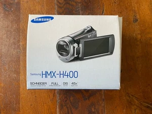 Samsung HMX-H400 Handheld High-Definition Camcorder Video Camera Black Boxed - Picture 1 of 13