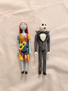 Funko ReAction Pesadilla Antes De Navidad Super 7 Jack Skellington & Sally Lote - Imagen 1 de 2
