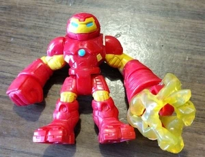 Playskool Marvel Super Hero Adventures POWER UP! HULKBUSTER IRON MAN figure - Picture 1 of 4