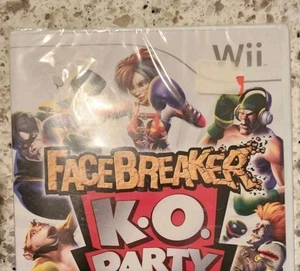Facebreaker Face Breaker K.O. KO Party Nintendo Wii Wii U PAL New and Sealed - Picture 1 of 4