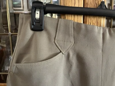 1940-50’s Side Zipped WESTERN Gabardine Pants OSHMANS Houston - Image 1 of 4