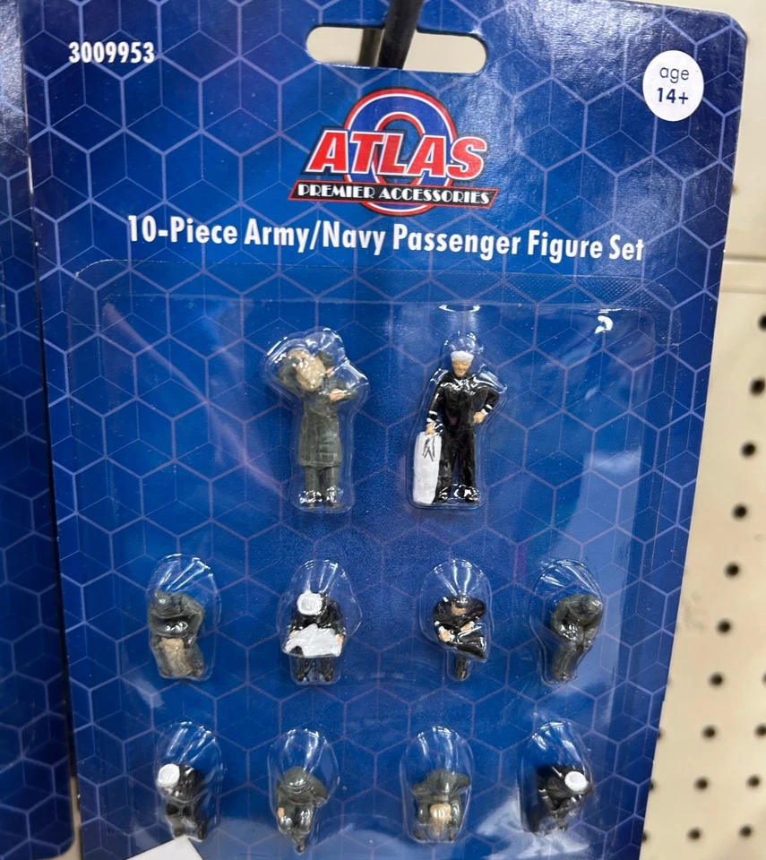 Figuras de modelismo ferroviario a escala Atlas O 3009953 personas ejército marina como nuevas selladas Foto 1 de 1