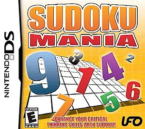 Sudoku Mania (Nintendo DS, 2006) Video Game Endless GamePlay UFO Thinking Skills - Image 1 of 1