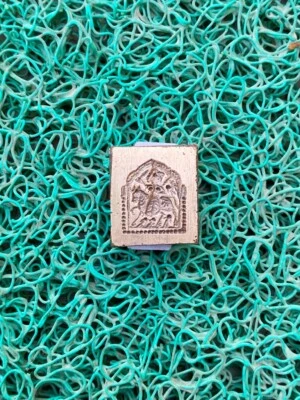 Antiguo molde troquel de joyería con figura de caballo tallado a mano de bronce coleccionable antiguo Foto 1 de 4