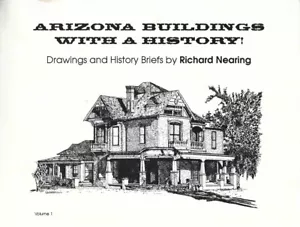 HISTORIC ARIZONA BUILDINGS AND HOUSES, DRAWINGS & HISTORY, TRADE PB, 1992. - Picture 1 of 4