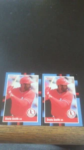 LOT (2) 1988 DONRUSS OZZIE SMITH HOF St. Louis Cardinals #263 PACK FRESH - Picture 1 of 3
