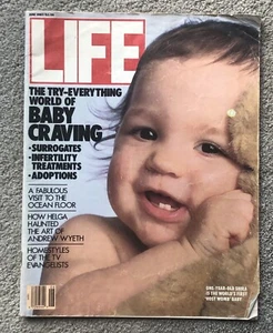 Vintage Life Magazine June 1987 The Try-Everything World of Baby Craving - Bild 1 von 2