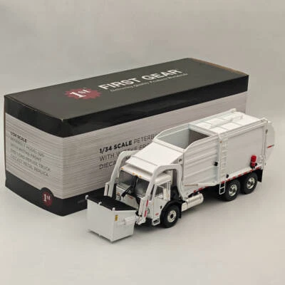 1/34 FIRST PETERBILT MODEL 520 WITH WITTKE REFUSE TRUCK 10-4193 DIECAST - Image 1 of 4