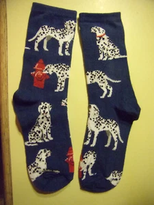 DALMATION DOG SOCKS BY WHEEL HOUSE TOES, SIZE 9-11 - Picture 1 of 3