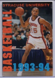 1993-94 Syracuse University - Programma tascabile basket uomo, pubblicità Coca-Cola - Foto 1 di 2