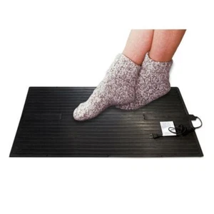 Foot Warmer Mat Electric Keep Feet Warm Cold Floors Home Office Space Heater NEW - Picture 1 of 7