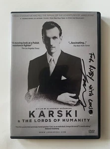 Slawomir Grunberg KARSKI & THE LORDS OF HUMANITY Jan Karski Documentary 2015 DVD - Picture 1 of 3