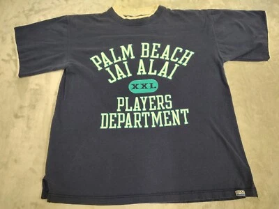 Vintage Palm Beach Jai Alai Players Department Shirt Adult Medium (Super Rare) - Image 1 of 4