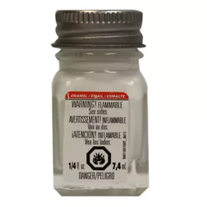 Testors 1168TT Flat White Enamel Paint 1/4 oz - Picture 1 of 1