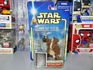 Star Wars El Ataque de los Clones Obi-Wan Kenobi Jedi Starfighter Piloto *Dañado  - Imagen 1 de 2