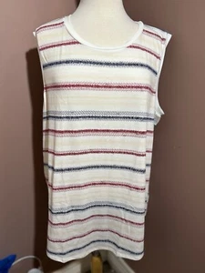 LuLaRoe Cocoa Sleeveless Top Womens 2XL Americana Collection New - Picture 1 of 10